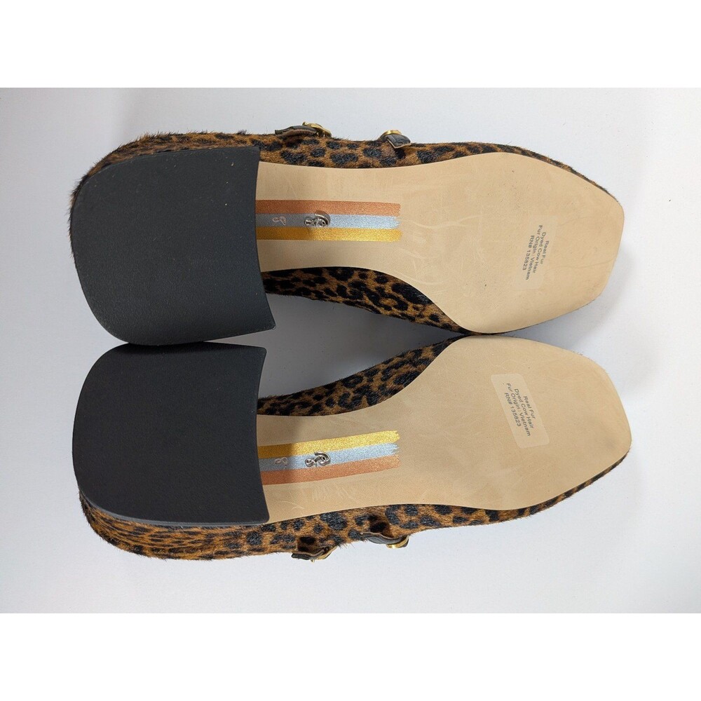 Sam Edelman Leopard Print Mary Jane Heels - Picture 6 of 8